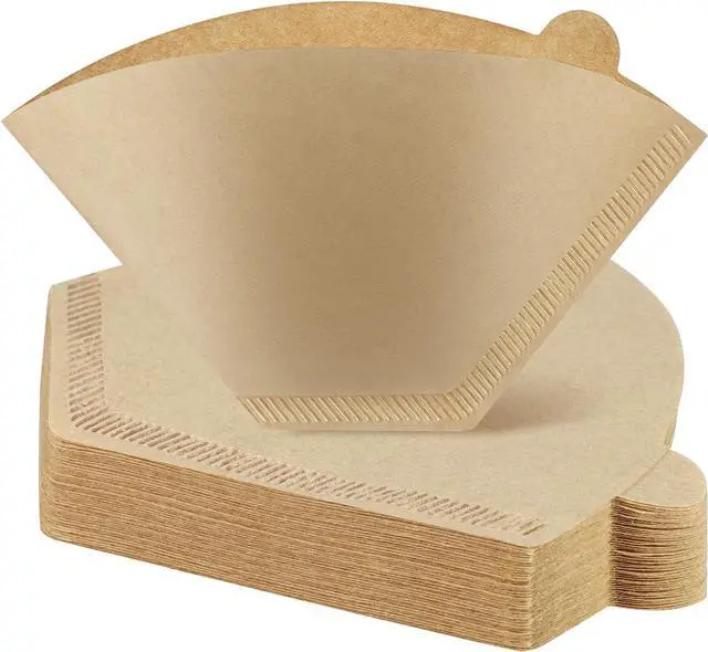 Main image of Coffee Filters #2, 100Pcs Unbleached 2 Cone Filters Paper