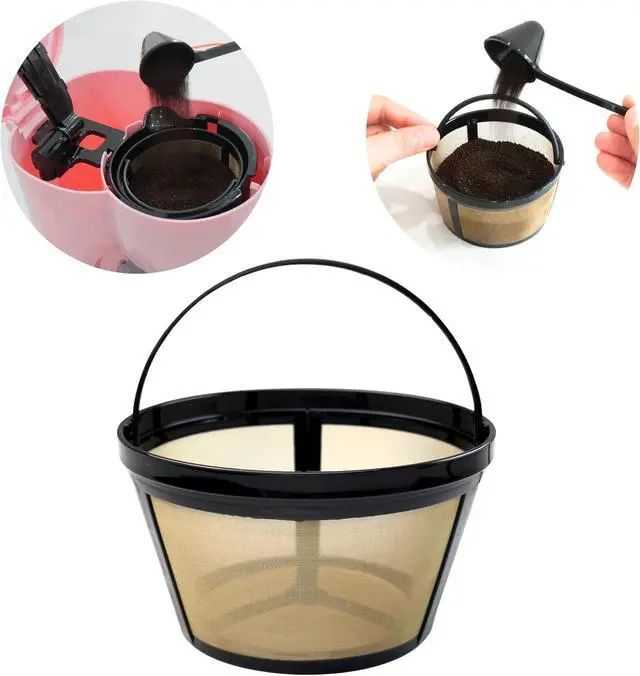 Alt view image 5 of 7 - 8-12 Cup Reusable Coffee Filter for Mr. Coffee Black+Decker