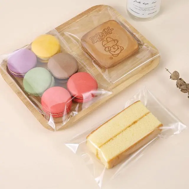Alt view image 3 of 7 - 200 Pcs 2" x 4" Thick 1.6 Mil Small Clear Self Sealing Resealable Cellophane Poly Bags Heavy-duty Adhesive Cello Plastic Bags Packaging Jewelry Earrings Beads Gift OPP Bag