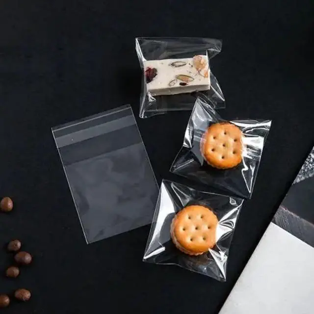Alt view image 6 of 7 - 500pcs Small Clear Adhesive Bags 2" x 3" Cellophane Jewelry Packaging Bag Self Sealing Plastic Bags 1Mil for Earrings Cookie Candy Beads Coins Gifts Decorative (9 Sizes to Choose from)