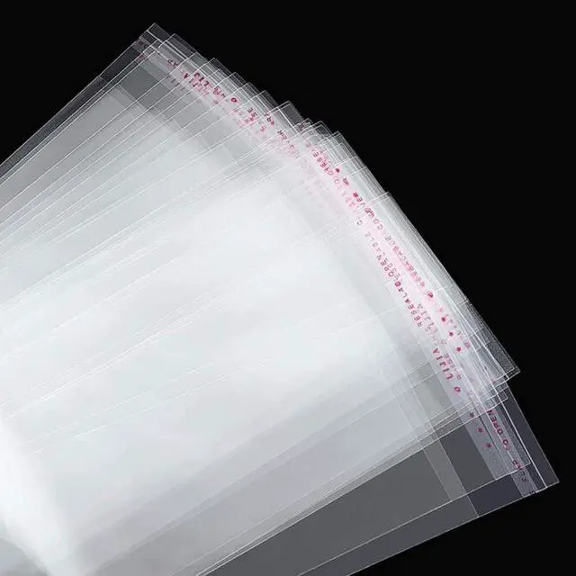Alt view image 6 of 7 - 2"x6" Long Cellophane Bags 100pcs Clear Self Adhesive Cello Baggies 2mil Skinny Self Stick Glassine Bags for Candy Crafts Bracelet Oil Pastel Disposable Tableware Watch Hairpin Key Chain