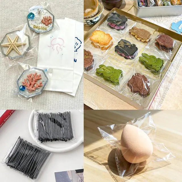 Alt view image 5 of 6 - Vindafjord 200 Pcs 3 x5 Clear Resealable Cookie Bags