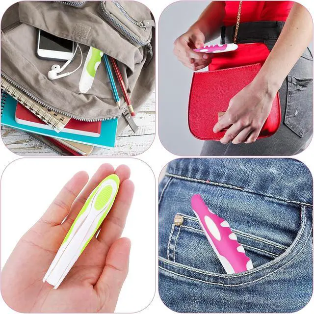Alt view image 6 of 7 - Ouligay 2Pcs Folding Portable Soft Toothbrushes - Small, Foldable Travel Toothbrush for Camping & Hiking