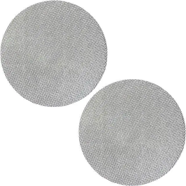 Main image of 2 Pack 53.3mm Espresso Puck Screen, Reusable Coffee Filter Screen for Portafilter Filter Basket, 1.7mm Thickness 150m 316 Stainless Steel, Compatible with Espresso Machine