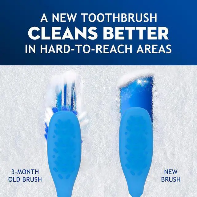 Alt view image 5 of 7 - Hard Bristle Toothbrush for Adults, Manual with Wavy Bristles & Tongue Cleaner, Effective Teeth Cleaning & Breath Care 6 Pack