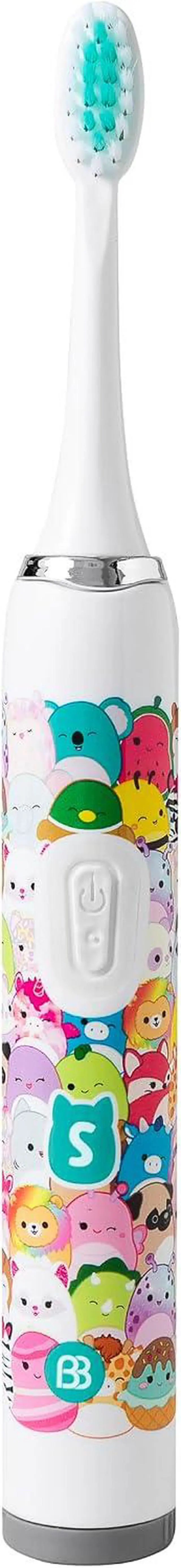 Alt view image 2 of 4 - Brush Buddies Squishmallows Sonic Toothbrush, Ultra Soft Bristles, Electric Toothbrush for Adults, Gentle Sonic Cleaning with Cute Character Design, Ideal for Daily Oral Care Routine
