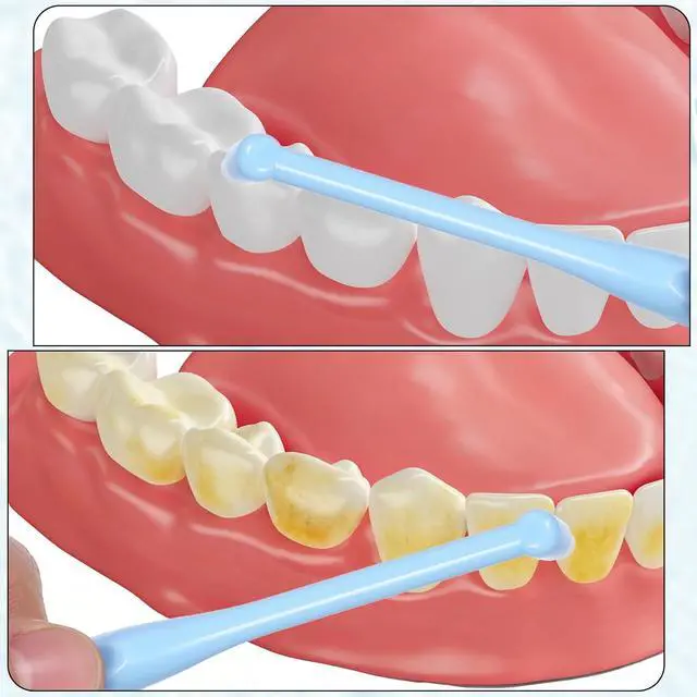 Alt view image 6 of 7 - 4 PCS End Tuft Toothbrush Adult, Single End Tuft Brush, Soft Orthodontic Toothbrushes for Braces, Small Soft Head for Tiny Hard-to-Reach Areas Detail Cleaning, Individually Wrapped