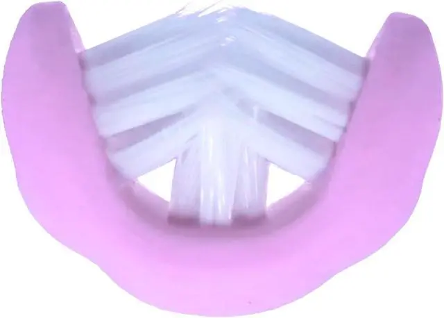 Alt view image 7 of 7 - 3 Sided Autism Toothbrush Three Bristles for Special Needs Adult Soft Bristles Soft and Gentle for Complete Tooth and Gum Care (Blue 1PCS)