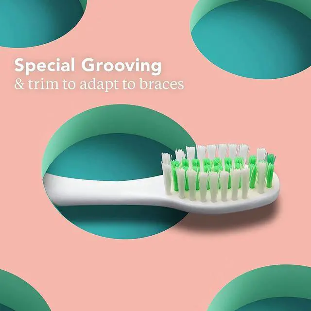 Alt view image 6 of 7 - Platypus Orthodontic Toothbrush with Soft Bristles for Braces, 1 Count