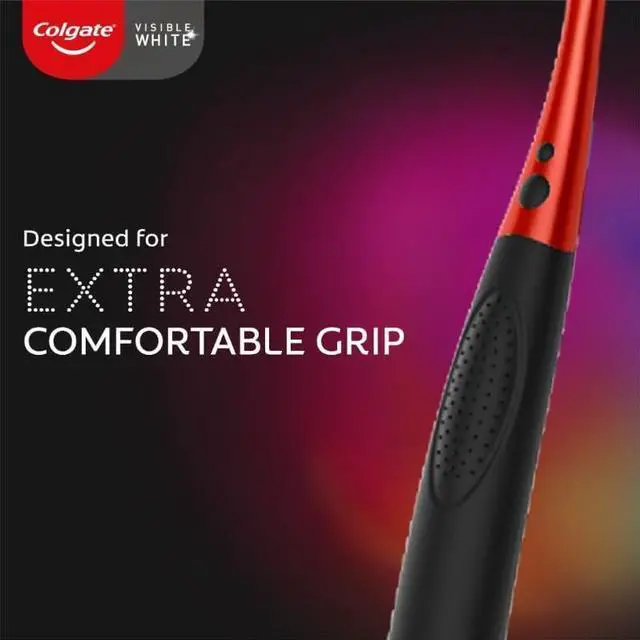 Alt view image 7 of 7 - Colgate Visible White O2 Manual Toothbrush for Adults- 2 Pcs, Helps Prevent Bad Breath, Cavities, Enamel & Gum Problems.
