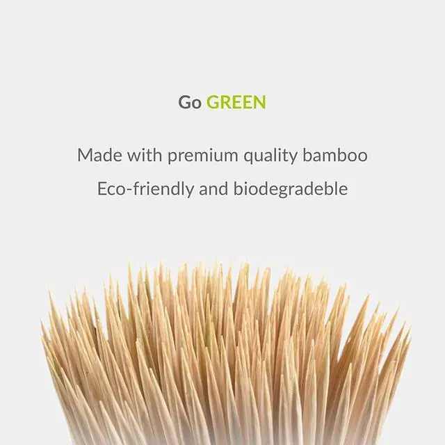 Alt view image 3 of 7 - JapanBargain 3775, BBQ Bamboo Skewers for Grilling Shish Kabob Grill Fruit Corn Chocolate Fountain Cocktail Picks Long Toothpicks for Appetizers, 12 inch, 75pcs