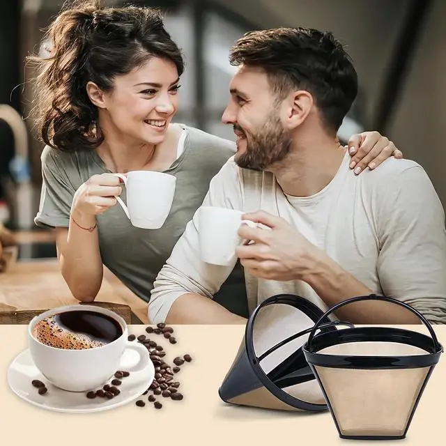 Alt view image 4 of 7 - #4 Reusable Cone Coffee Filter for Ninja & Cuisinart