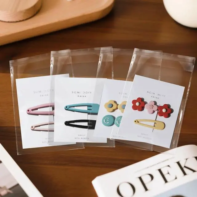 Alt view image 7 of 7 - 4"x6" Self Sealing Cellophane Bags, 200pcs Resealable Clear Plastic Bags for Cookies,Snacks,Bakery, Small Parts,Gift Packaging