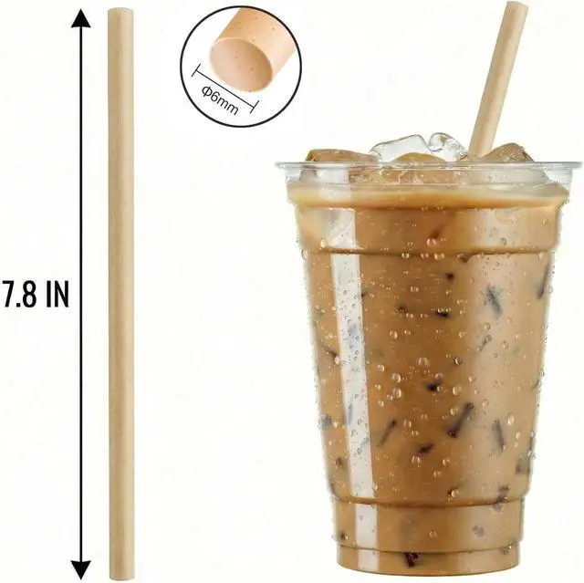 Alt view image 3 of 7 - KTOB 200 Count Compostable Sugarcane Straws