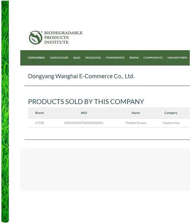 Alt view image 7 of 7 - KTOB 200 Count Compostable Sugarcane Straws