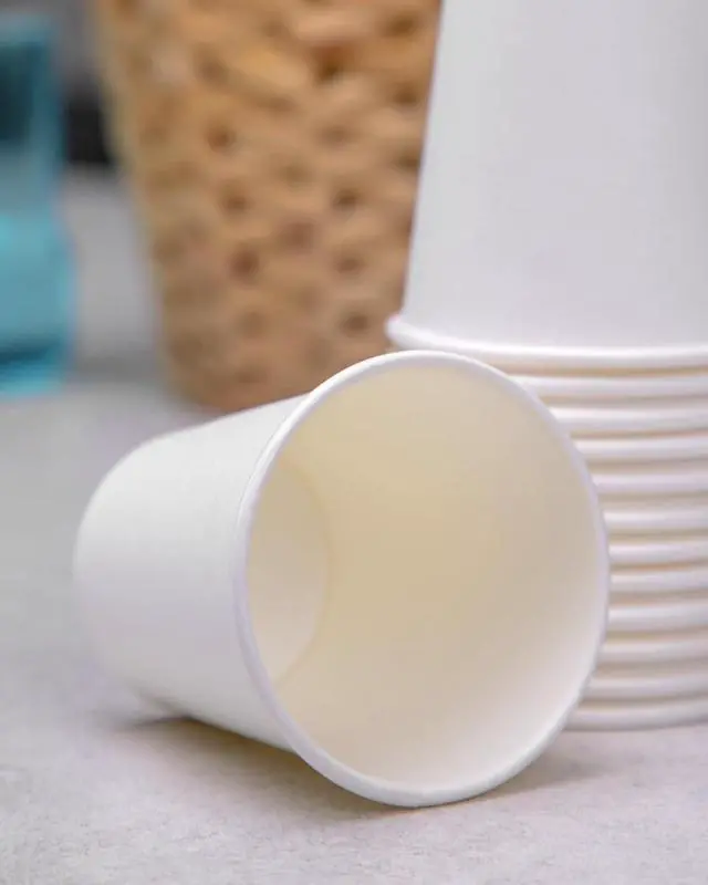 Alt view image 4 of 6 - 3 oz PLA Paper Cups, Bathroom Mouthwash Cups, 100 pack