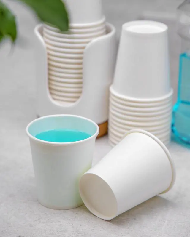 Alt view image 5 of 6 - 3 oz PLA Paper Cups, Bathroom Mouthwash Cups, 100 pack