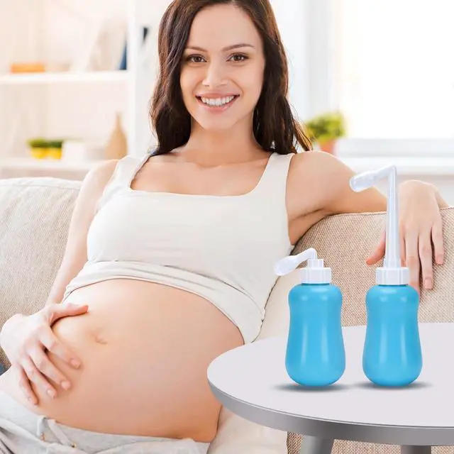Alt view image 5 of 7 - Peri Bottle for Postpartum Care, Postpartum Essentials, Feminine Care 12oz, Blue