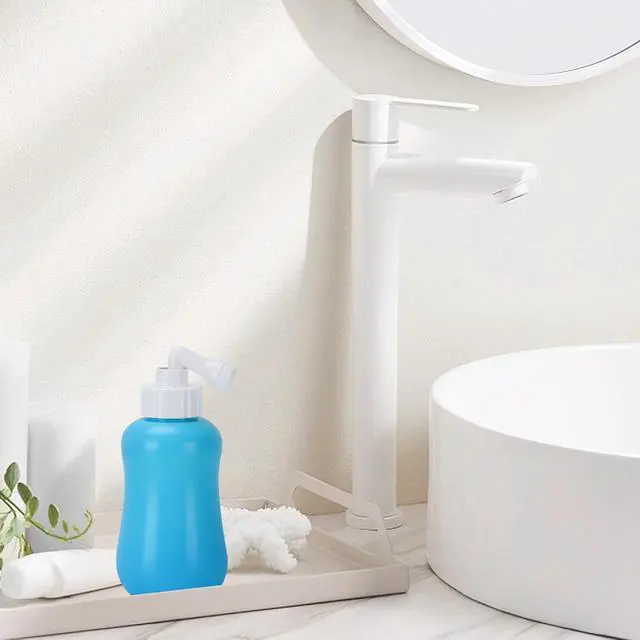 Alt view image 6 of 7 - Peri Bottle for Postpartum Care, Postpartum Essentials, Feminine Care 12oz, Blue