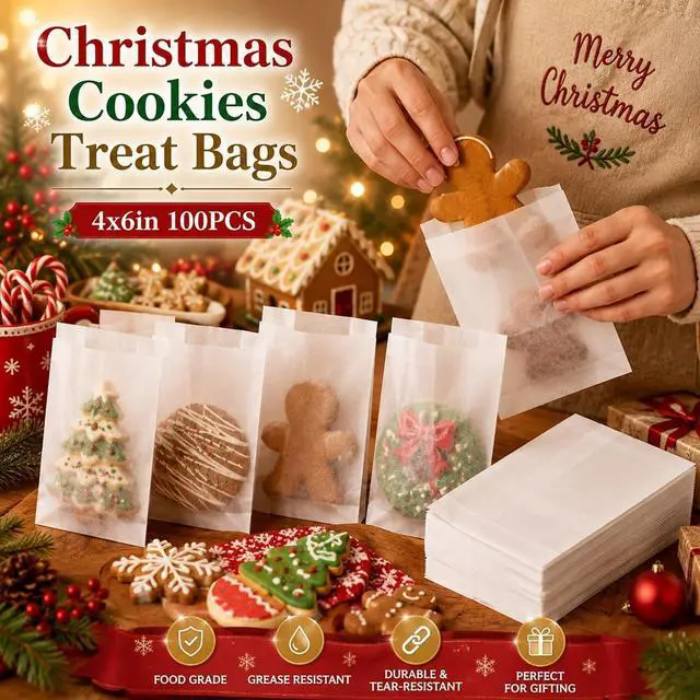 Alt view image 5 of 7 - MAQIHAN 100 Glassine Wax Paper Bags - 4"x6" Small Paper Sandwich Lunch Bags