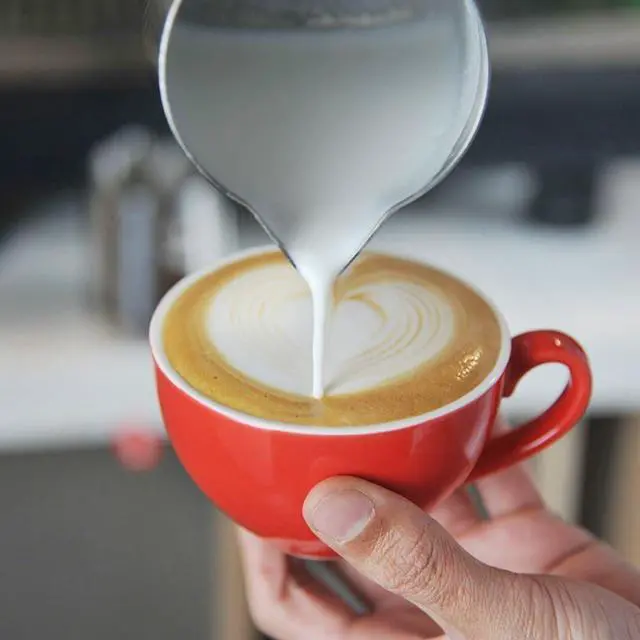 Alt view image 7 of 7 - HOFASON Stainless Steel Milk Frothing Pitcher Cappuccino Pitcher Pouring Jug Espresso Cup Creamer Cup for Latte Art, 12 Ounce (350 ML)