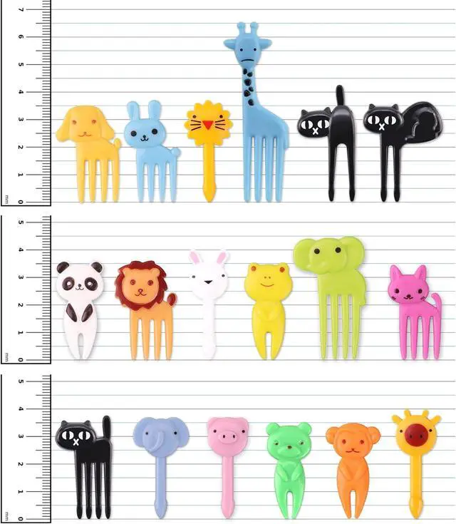Alt view image 5 of 7 - 55 Pcs Childrens Toothpicks, Toddler Food Picks & Bento Forks
