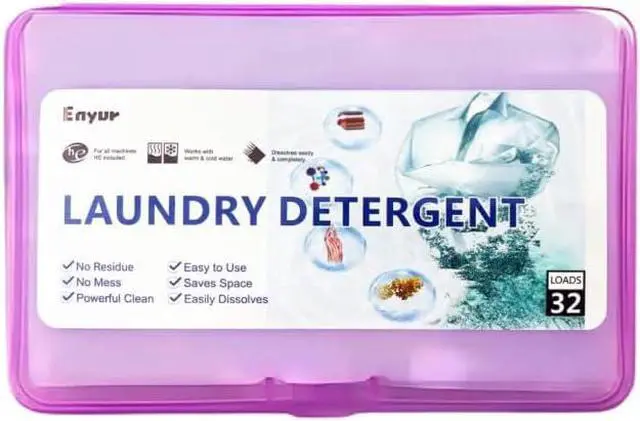 Main image of Laundry Detergent Sheets | Ultra-Portable | Travel Size | 32 Loads, 5-Second Dissolve | TSA-Approved & Eco-Friendly | 2X Stain Removal Tech | HE-Safe Detergent Sheets, Fresh Botanical Scent