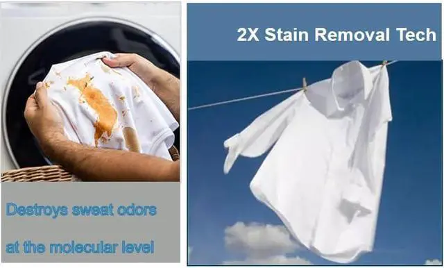 Alt view image 4 of 7 - Laundry Detergent Sheets | Ultra-Portable | Travel Size | 32 Loads, 5-Second Dissolve | TSA-Approved & Eco-Friendly | 2X Stain Removal Tech | HE-Safe Detergent Sheets, Fresh Botanical Scent
