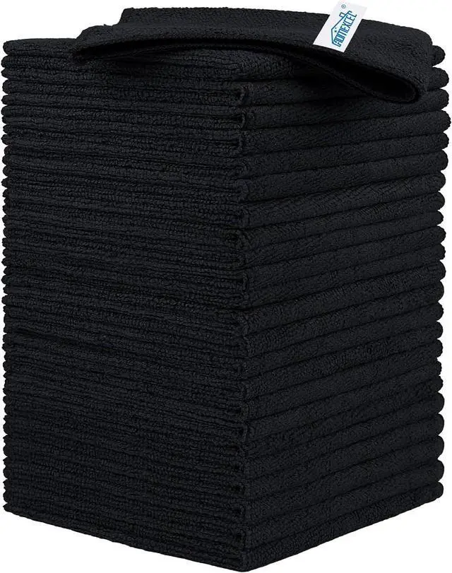 Main image of HOMEXCEL 24PK Microfiber Cleaning Cloth, Cleaning Rag for Home, 11.5x11.5in