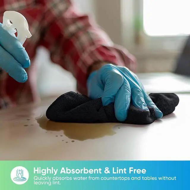 Alt view image 4 of 7 - HOMEXCEL 24PK Microfiber Cleaning Cloth, Cleaning Rag for Home, 11.5x11.5in