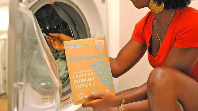 Alt view image 6 of 7 - Homevative Laundry Detergent Sheets, 30 Sheets, Up to 60 Loads, Easy Dissolve, Unscented, Eco package, HE Compatible, Septic friendly, Great for travel, college, laundromat and at home
