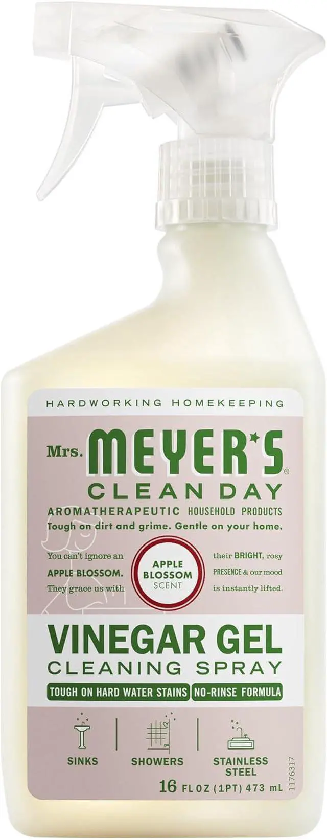 Main image of MRS. MEYER'S CLEAN DAY Vinegar Gel Cleaning Spray, Apple Blossom, 16 fl oz