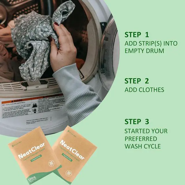 Alt view image 7 of 7 - Laundry Detergent Sheets - Travel Size - Fragrance Free 32 Strips (32 Loads) - Concentrated Liquidless Laundry Soap - No Mess - Space-Saving - for Travel, Apartments, Dorms, Sink