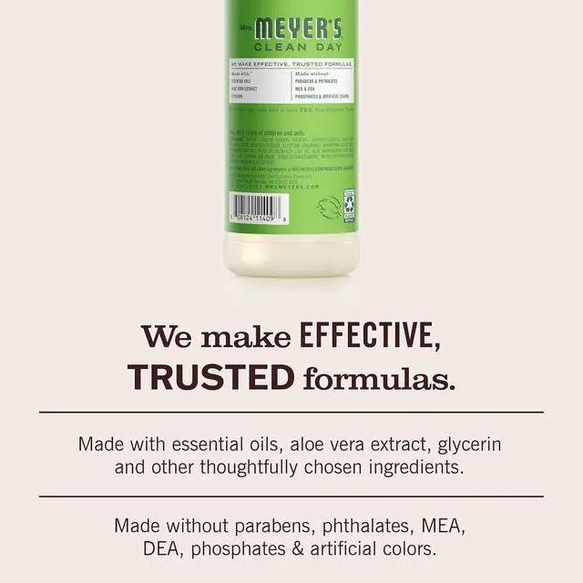 Alt view image 4 of 7 - MRS. MEYER'S CLEAN DAY Liquid Dish Soap, Fresh Cut Grass, 16 fl oz