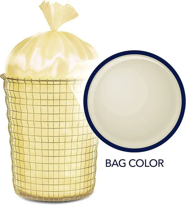 Alt view image 2 of 7 - Color Scents 8 Gallon Trash Bags Twist Tie 40 Count Vanilla Flower