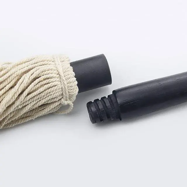 Alt view image 3 of 7 - YFWOOD 18 Inch Grill Basting Brush BBQ Mop Sauce Brush Wooden Long Handle