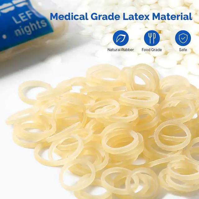 Alt view image 2 of 7 - JMU Orthodontic Elastics 5/16 Medium, 500 Pack Dental Rubber Bands Latex