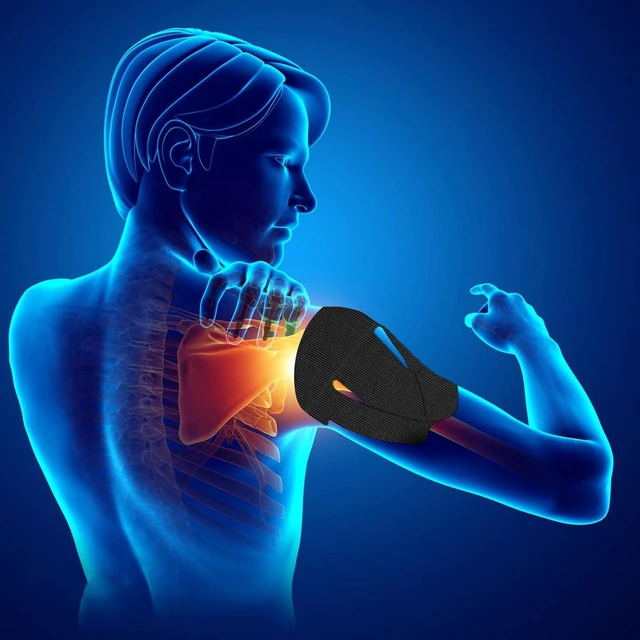 Alt view image 6 of 7 - 15 Pcs PreCut Kinesiology Tape for Shoulder, Shoulder Pain Relief Support