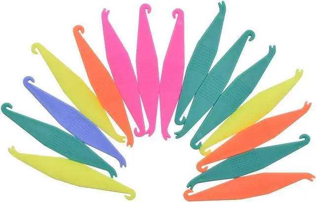 Main image of RZJZGZ Dental Elastic Rubber Bands Placers for Braces Disposable Plastic Orthodontic Elastic Placers Multi-color (15PCS)