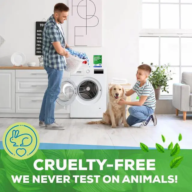 Alt view image 6 of 7 - Eco Washer Sheets Detergent - 100 Loads, Zero Plastic Jugs, No Mess & Space-Saving Laundry Strips - Travel Laundry Detergent - 50 Sheets