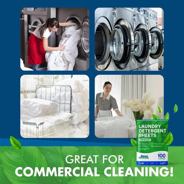 Alt view image 7 of 7 - Eco Washer Sheets Detergent - 100 Loads, Zero Plastic Jugs, No Mess & Space-Saving Laundry Strips - Travel Laundry Detergent - 50 Sheets
