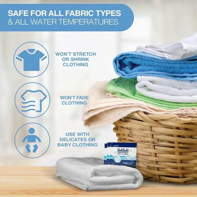 Alt view image 2 of 6 - SinkSuds Laundry Detergent, Travel Size Liquid Soap, TSA Compliant, Safe For All Fabrics, 8 Packets (Packaging May Vary)