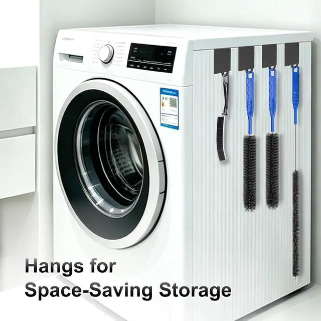 Alt view image 7 of 7 - Drain Brush, Refrigerator Coil Cleaning Brush, Dryer Vent Cleaner Brush
