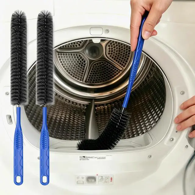 Alt view image 6 of 7 - Drain Brush, Refrigerator Coil Cleaning Brush, Dryer Vent Cleaner Brush