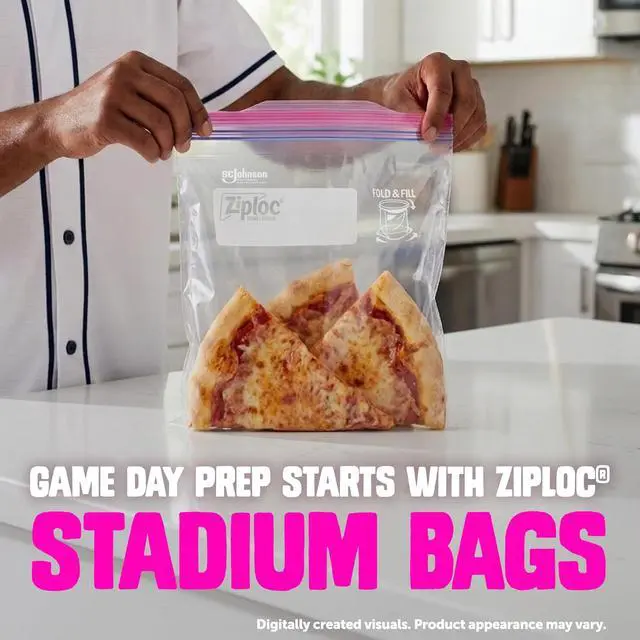 Alt view image 5 of 6 - Ziploc Stadium Bags, Gallon, Easy Open Tabs, 22 Count
