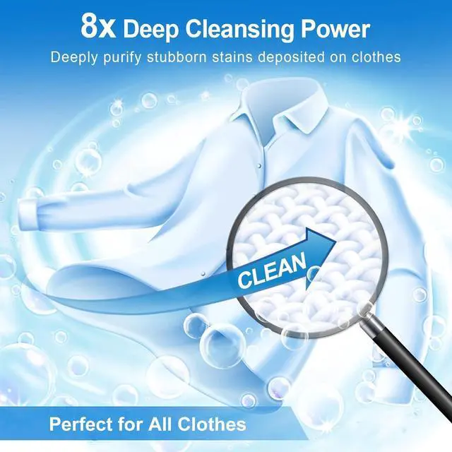 Alt view image 2 of 6 - Binbata Laundry Detergent Sheets Up to 128 Loads, Plastic Free Eco-Friendly