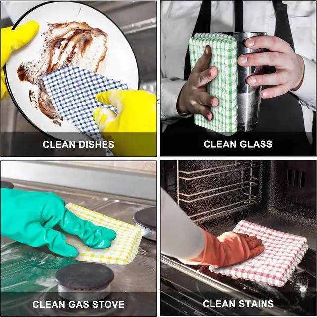 Alt view image 6 of 7 - Nialnant 8 Pcs Dish Cloths for Washing Dishes