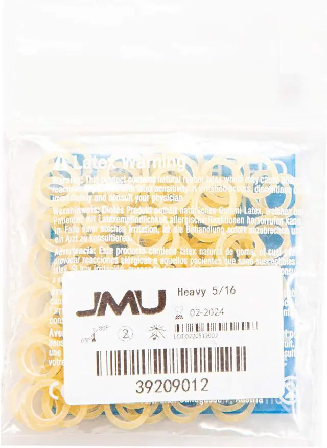 Alt view image 7 of 7 - JMU Orthodontic Rubber Bands 5/16 Heavy, 100 pack Intraoral Braces Elastics
