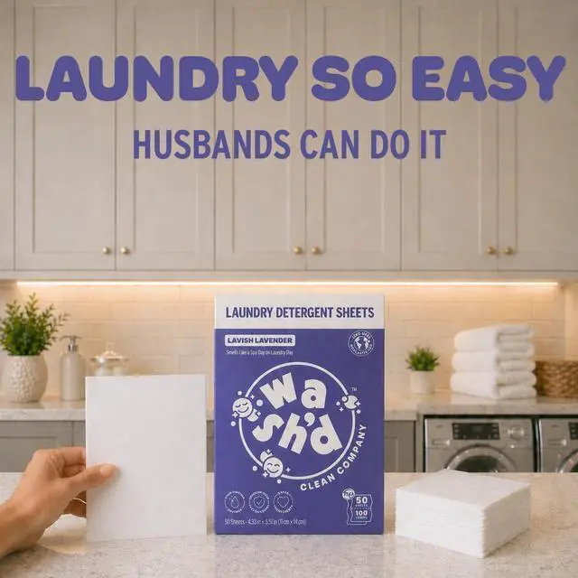 Alt view image 6 of 7 - Laundry Detergent Sheets | 3 Stain-Fighting Enzymes | Baby Safe