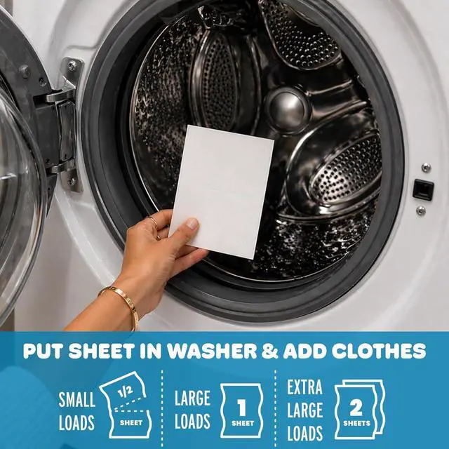 Alt view image 7 of 7 - Laundry Detergent Sheets | 3 Stain-Fighting Enzymes | Baby Safe